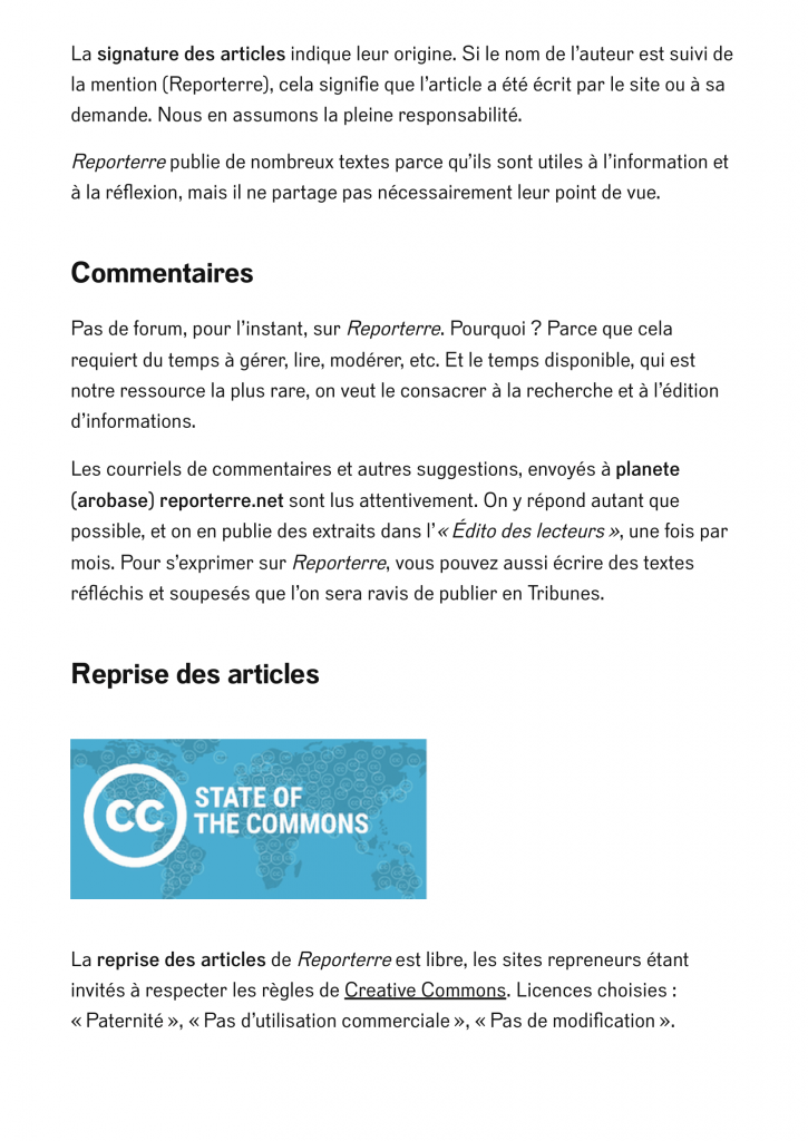 La ligne et l’histoire de Reporterre