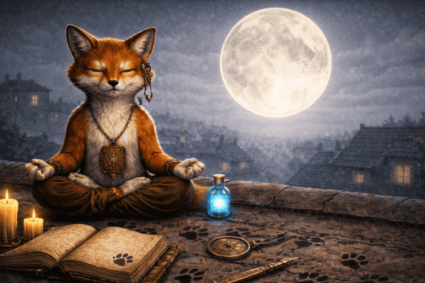 Image d'un renard pour illustrer le concours de nouvelles sur le thème du yoga par Laurence Mouton, à Mons-en-Baroeul